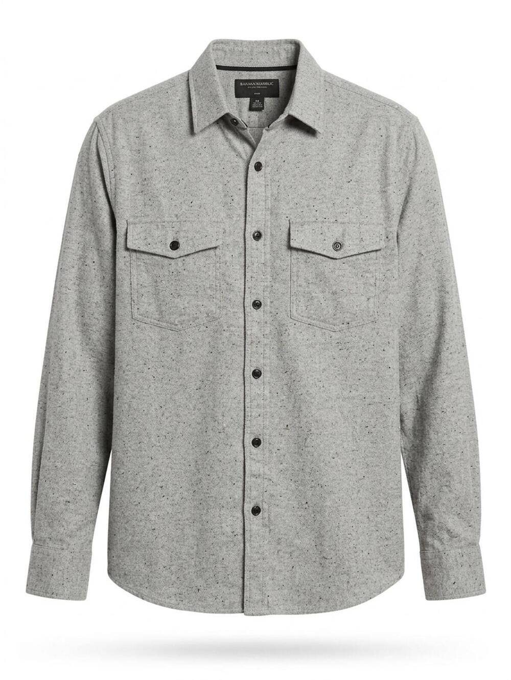 Banana Republic Button-Down Flannel Shirt Long Sleeve Men's Large
